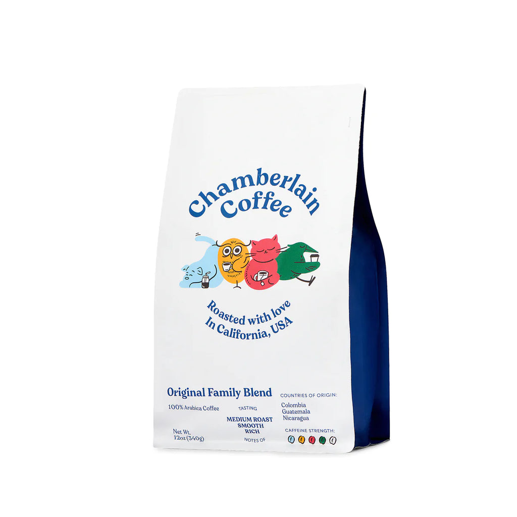 Chamberlain Coffee, Social Dog Medium Roast Grounds Bag, 12 oz