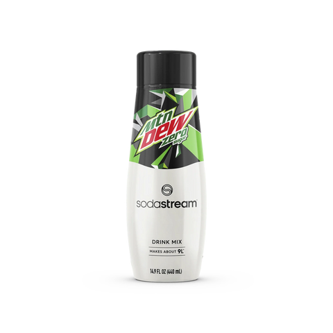 Sodastream MTN dew zero sugar drink mix