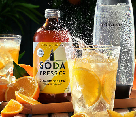Sodastream sirop biologique sodastream soda press (bleuets et citron vert)  - soda press co blueberry & lime soda syrup (500 ml), Delivery Near You